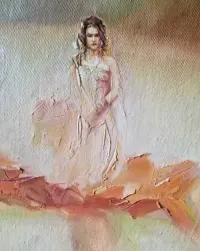 Obraz olejny sygnowany R. Kaczmarek — ujęcie 2