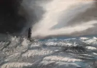 Obraz olejny "Sztorm" — ujęcie 2