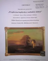 Obraz olejny Wiktora Koreckiego. — ujęcie 2
