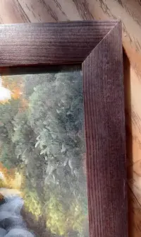 Obraz w ramce drew.WODOSPAD.wys 53x23 cm — ujęcie 3