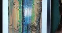 Obraz wykonany techniką pastel. Sygnowany. — ujęcie 4