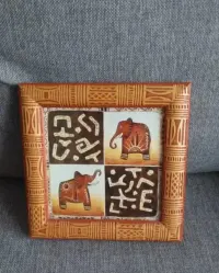 Obrazek pomarańczowa ramka 21 x 21 — ujęcie 3