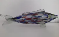 OGROMNA Szklana Ryba PRL – 52 cm Kultowy Klasyk Designu, Unikat — ujęcie 5