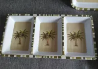 Okazja! Plastikowe Talerze motyw palm / piknik grill — ujęcie 2