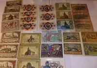 OKAZJA stare banknoty pieniądze notgeld niemieckie ponad 125 lat — ujęcie 4