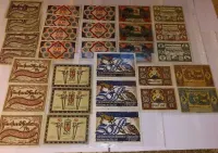 OKAZJA stare banknoty pieniądze notgeld niemieckie ponad 125 lat — ujęcie 5