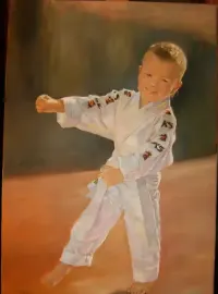 Olejny portret na podstawie zdjęcia — ujęcie 2