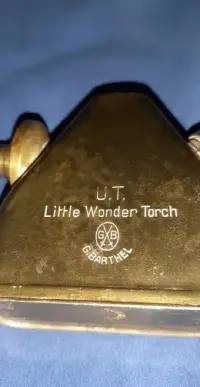 Opalarka lut lampa Germany sygnatura G. Bartel Międzywojnie — ujęcie 5