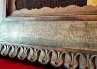 Oraz owoce haft krzyżykowy wyjatkowa rama — ujęcie 3