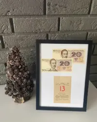 Oryginalna kartka z kalendarza 1986 r. Prezent 40-te URODZINY Rocznica — ujęcie 2