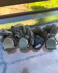 ORYGINALNE słuchawki aktywne rosyjskie GSSH-01 / 6M2 ratnik ochrona słuchu SPRAWNE specnaz wojsko Escape From Tarkov — ujęcie 2