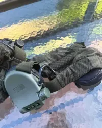 ORYGINALNE słuchawki aktywne rosyjskie GSSH-01 / 6M2 ratnik ochrona słuchu SPRAWNE specnaz wojsko Escape From Tarkov — ujęcie 5