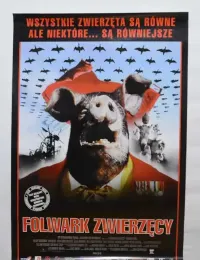 Oryginalny plakat kinowy Folwark zwierzęcy 1999 oryginalny polski afisz Orwell B1 68x98 cm — ujęcie 2