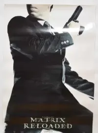 Oryginalny plakat kinowy Matrix Reaktywacja 2003 Agent Smith dwustronny 68x98 cm plakat filmowy B1 — ujęcie 2
