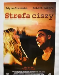 Oryginalny plakat kinowy Strefa ciszy 2000 oryginalny polski film Gonera Olszówka B1 68x98 cm — ujęcie 3
