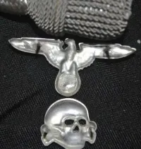 Orzeł Czaszka czapki SS Totenkopf — ujęcie 5