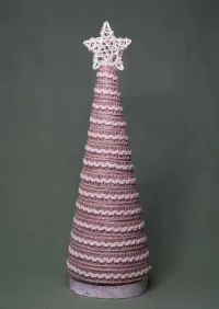 Ozdoba Świąteczna - Choinka Boho 33cm — ujęcie 2