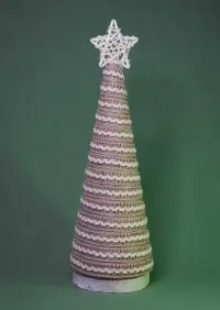 Ozdoba Świąteczna - Choinka Boho 33cm — ujęcie 3