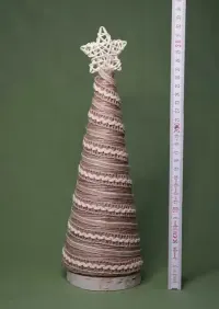 Ozdoba Świąteczna - Choinka Boho 33cm — ujęcie 4