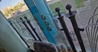 ozdobny giszet płotek barierka apteka mosiężne — ujęcie 2