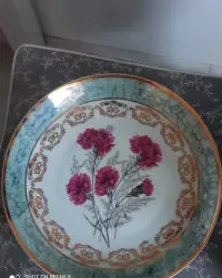 Patera 33" złocona porcelana Wałbrzych — ujęcie 5