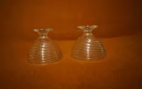 patera pucharek owocarka PRL Ząbkowice prążki lata 60 — ujęcie 4