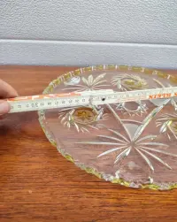 Patera szkło kryształowe - vintage - design - U — ujęcie 2