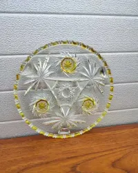 Patera szkło kryształowe - vintage - design - U — ujęcie 3