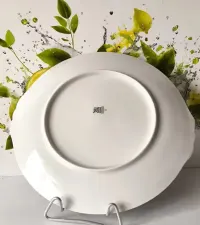 Patera z garnituru deserowego Włocławek piękna stara porcelana — ujęcie 2