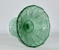 Patera Ząbkowice wzór 320 Eryka Trzewik-Drost zielona owocarka vintage PRL — ujęcie 2