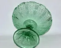 Patera Ząbkowice wzór 320 Eryka Trzewik-Drost zielona owocarka vintage PRL — ujęcie 3