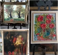 Pejzaż  portret martwa natura - obraz olejny — ujęcie 2