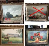 Pejzaż  portret martwa natura - obraz olejny — ujęcie 5