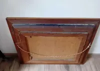 Piękny stary obraz w złotej ramie. — ujęcie 3