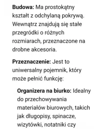 Piórnik,Kolekcjonerski organizer na biurko — ujęcie 4