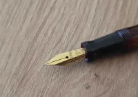 Pióro wieczne Wahl Eversharp Doric, Carnelian Pearl, Purse Pen, US, ca. 1934 — ujęcie 4
