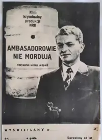 Plakat Filmowy Ambasadorowie Nie Mordują ok. 1970 r. Oryginał Vintage PRL — ujęcie 2