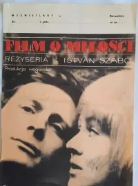 Plakat Filmowy Film o Miłości ok. 1970 r. Oryginał Vintage PRL — ujęcie 2