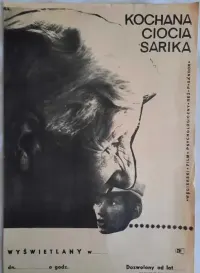 Plakat Filmowy Kochana Ciocia Sarika ok. 1970 r. Oryginał Vintage PRL — ujęcie 2