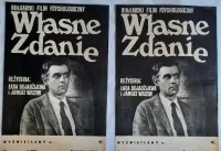 Plakat Filmowy Własne Zdanie ok. 1970 r. Oryginał Vintage PRL — ujęcie 2