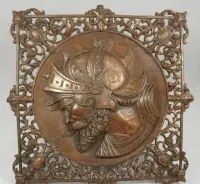 Płaskorzeźba z brązu. Rzymski wojownik. 45 cm — ujęcie 2