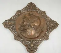 Płaskorzeźba z brązu. Rzymski wojownik. 45 cm — ujęcie 4