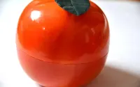Plastikowe owoce Termosy Pojemniki na lód Zestaw 3 sztuk Lata 80. PRL — ujęcie 5