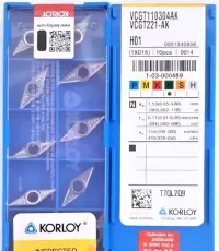 Płytki VCGT 160404 AK H01 KORLOY Aluminium — ujęcie 2