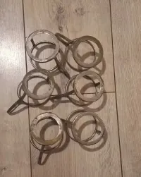 Podstakannik, koszyczek do szklanki - antyk komplet 6 sztuk. — ujęcie 3