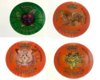 Pokemon Tazo 3D seria 1 i 2 zestaw 22 sztuk żetony retro kolekcja z lat 2001 2002 — ujęcie 3