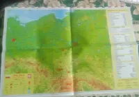 Polska mapa fizyczna, laminowana, jednostronna — ujęcie 2