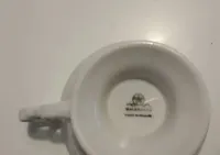 Porcelana, ceramika Wałbrzych Kristoff, zestaw do kawy, kwiaty polne — ujęcie 4