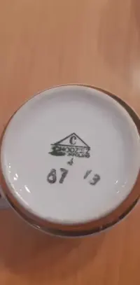 Porcelana zestaw kawowy Chodzież - piękno z PRL- u — ujęcie 4