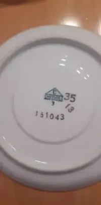 Porcelana zestaw kawowy Chodzież - piękno z PRL- u — ujęcie 5